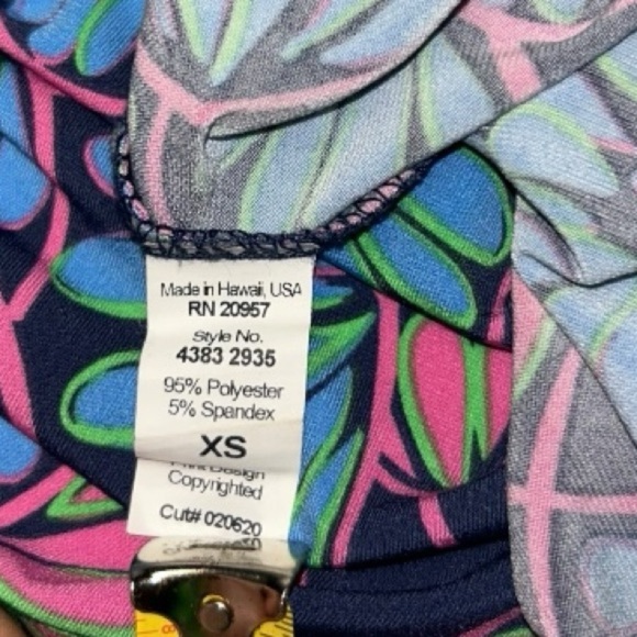 Tori Richard Honolulu Women’s XS Scoop Neck Cordoba Floral Printed Blouse Top - Picture 6 of 10